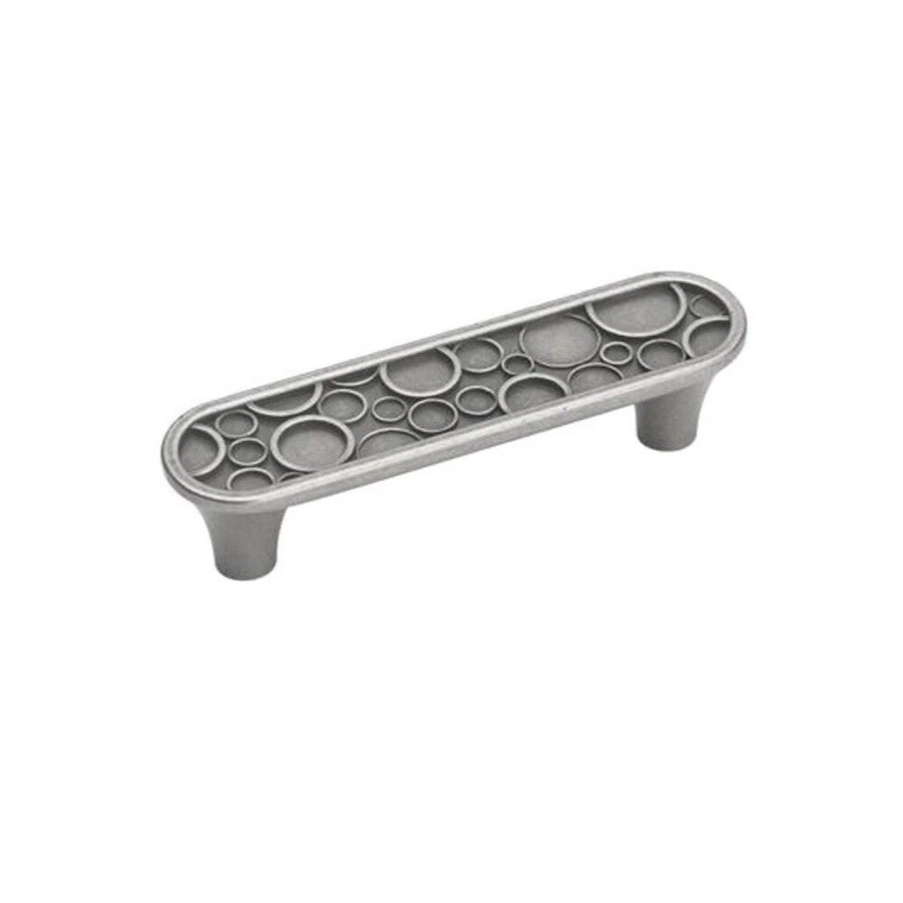 Amerock BP26114-WN Weathered Nickel 4 In Oblong Handle Pulls Circles Lot Of 10
